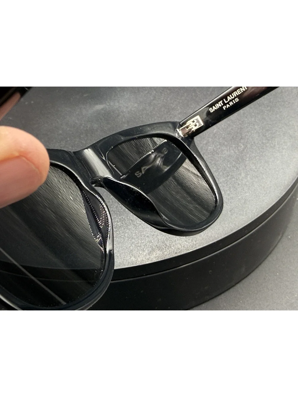 Saint Laurent Black Square Frame Sunglasses